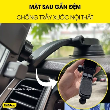Homix Kẹp Giữ Điện Thoại Chắc Chắn, Không Rung Khi Xe Tốc Độ Cao - Giá 63,750 VND