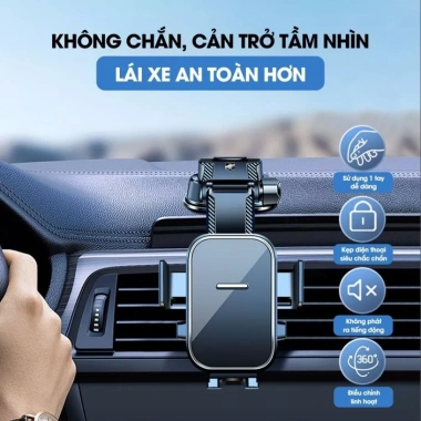 Homix Kẹp Giữ Điện Thoại Chắc Chắn, Không Rung Khi Xe Tốc Độ Cao - Giá 63,750 VND