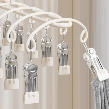 Homix Kẹp Móc Quần Áo Gấp Gọn Tiện Lợi - Treo Tất, Khăn Mặt, Đồ Lót, Khẩu Trang, Quần Áo, Giá 106.250 VND