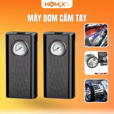 Homix máy bơm cầm tay gọn nhẹ - Bơm bóng đá, rổ, chuyền, giá 165.750 VND