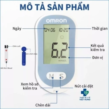 Homix máy đo đường huyết nhanh chóng, chính xác - Giá chỉ 258.400đ