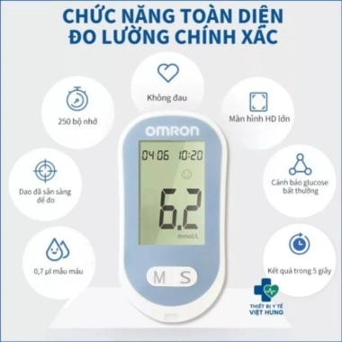 Homix máy đo đường huyết nhanh chóng, chính xác - Giá chỉ 258.400đ