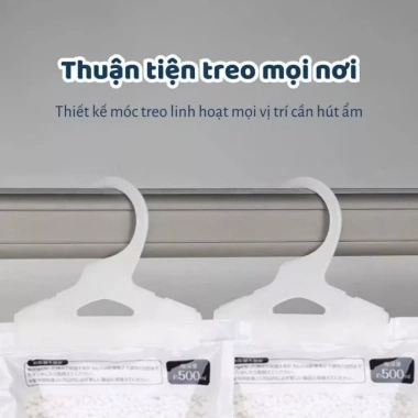 Homix Túi Hút ẩm Treo Tiện Lợi - Chống Mốc Tủ Quần Áo, Giày Dép, Phòng Kín, Nhà Kho, Giá chỉ 10.500₫