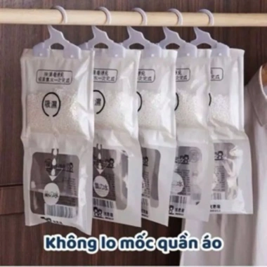 Homix Túi Hút ẩm Treo Tiện Lợi - Chống Mốc Tủ Quần Áo, Giày Dép, Phòng Kín, Nhà Kho, Giá chỉ 10.500₫