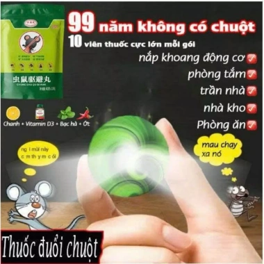 Homix Viên Thuốc Đuổi Chuột Tiện Dụng Không Mùi Không Độc - Giảm Giá 12.500₫