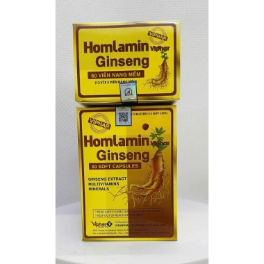 Homlamin Ginseng Vinaphar 60 viên - Bồi bổ sức khỏe, vitamin khoáng chất từ nhân sâm, giảm còn 65,000 VND 3 Homlamin Ginseng Vinaphar 60 viên - Bồi bổ sức khỏe, vitamin khoáng chất từ nhân sâm, giảm còn 65,000 VND 3