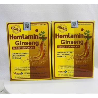 Homlamin Ginseng Vinaphar 60 viên - Bồi bổ sức khỏe, vitamin khoáng chất từ nhân sâm, giảm còn 65,000 VND 4 Homlamin Ginseng Vinaphar 60 viên - Bồi bổ sức khỏe, vitamin khoáng chất từ nhân sâm, giảm còn 65,000 VND 4