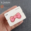 Honeyheart 100 Thẻ Gập Bao Bì Nơ Giấy Đẹp – Trưng Bày Trang Sức Handmade, Treo Thẻ Hoa 8