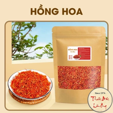 Hồng hoa khô 500g - Hỗ trợ lưu thông khí huyết, giảm mỡ, giá chỉ 180.000đ