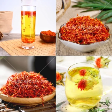 Hồng hoa khô 500g - Hỗ trợ lưu thông khí huyết, giảm mỡ, giá chỉ 180.000đ