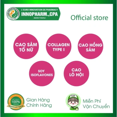 Hồng Huyết Xuân – Viên Uống Giảm Bốc Hơi, Khô Hàn, Cải Thiện Sinh Lý Nữ, Giảm Nám Da, Tàn Nhang, Rụng Tóc - Giá 300.000đ