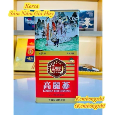 Hồng sâm củ khô 300g Hàn Quốc – Hộp thiếc cao cấp, hộp con nai, giá chỉ 999.000₫ 10 Hồng sâm củ khô 300g Hàn Quốc – Hộp thiếc cao cấp, hộp con nai, giá chỉ 999.000₫ 10