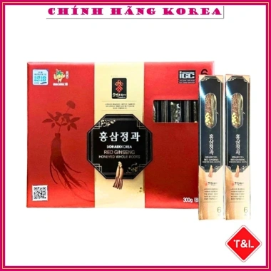 Hồng sâm củ tẩm mật ong Bio Apgold Hàn Quốc chính hãng - Hộp 8 củ VIP chỉ 870.000₫