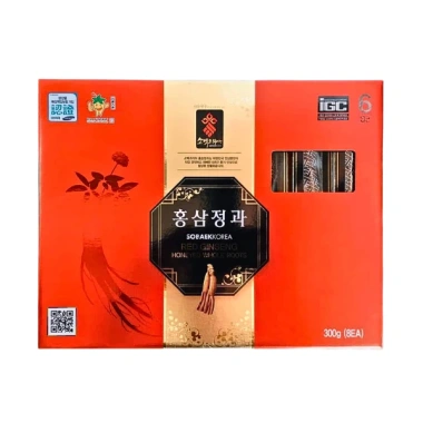 Hồng Sâm Củ Tẩm Mật Ong Sobaek 8 Củ 300g Tăng sức đề kháng, giá ưu đãi 734.999₫