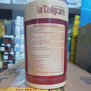 Hồng sâm đông trùng AnCodycare 20 gói - Tăng cường sức khỏe, đề kháng - Giá chỉ 200.000 VNĐ 3