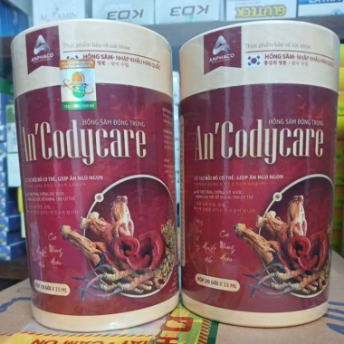 Hồng sâm đông trùng AnCodycare 20 gói - Tăng cường sức khỏe, đề kháng - Giá chỉ 200.000 VNĐ 4
