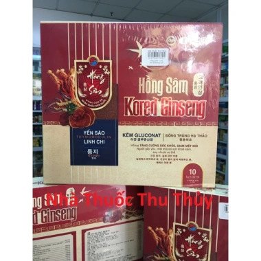 Hồng Sâm KoRed Ginseng + Yến Sào, Nấm Linh Chi, Đông Trùng Hạ Thảo - Tăng Cường Sức Khỏe, Giá Ưu Đãi 325.000đ