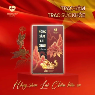 Hồng Sâm Lai Châu Thái Minh Hữu Cơ Ăn Liền 14 Gói 2g - Tăng đề kháng, Bồi bổ sức khỏe, Giá ưu đãi 1.398.000₫ 2