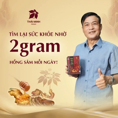 Hồng Sâm Lai Châu Thái Minh Hữu Cơ Ăn Liền 14 Gói 2g - Tăng đề kháng, Bồi bổ sức khỏe, Giá ưu đãi 1.398.000₫ 4