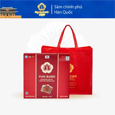 Hồng Sâm Lát Tẩm Mật Ong Hàn Quốc Mugunghwa Tăng Sinh Lực, Miễn Dịch, 1.5 Triệu