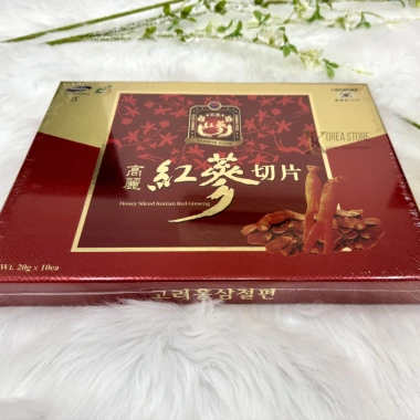 Hồng Sâm Lát Tẩm Mật Ong Sambok Bồi Bổ Sức Khỏe Hộp 10 Gói 20g Giá chỉ 395.000 2 Hồng Sâm Lát Tẩm Mật Ong Sambok Bồi Bổ Sức Khỏe Hộp 10 Gói 20g Giá chỉ 395.000 2