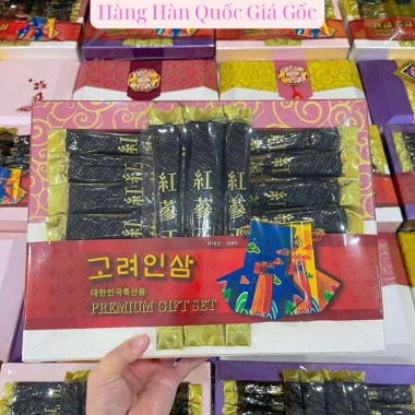 Hồng Sâm Nguyên Củ 6 Năm Tuổi Tẩm Mật Ong Hộp Lụa 500g - Giá Ưu Đãi 1.499.000₫