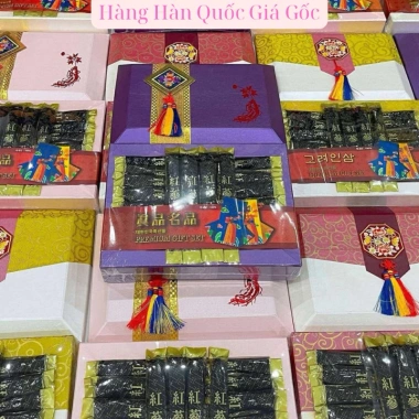 Hồng Sâm Nguyên Củ 6 Năm Tuổi Tẩm Mật Ong Hộp Lụa 500g - Giá Ưu Đãi 1.499.000₫