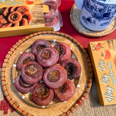 Hồng Sấy Dẻo Nguyên Trái 500g - Hồng Chén Đậm Đà, Giá 95k Giảm Sốc