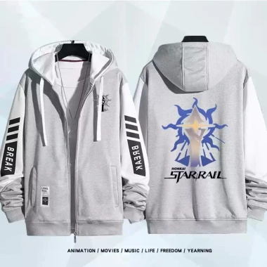 Hoodie anime Honkai Star Rail có dây kéo unisex - Giá ưu đãi 277.560 VND 3 Hoodie anime Honkai Star Rail có dây kéo unisex - Giá ưu đãi 277.560 VND 3