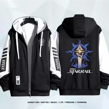 Hoodie anime Honkai Star Rail có dây kéo unisex - Giá ưu đãi 277.560 VND 4 Hoodie anime Honkai Star Rail có dây kéo unisex - Giá ưu đãi 277.560 VND 4