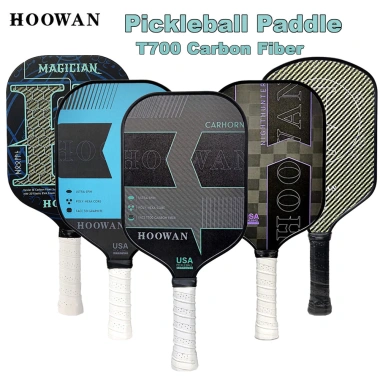 Hoowan Vợt Pickleball T700 18K Sợi Carbon USAPA - Mái Chèo Chuyên Nghiệp Có Túi