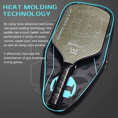 Hoowan Vợt Pickleball T700 18K Sợi Carbon USAPA - Mái Chèo Chuyên Nghiệp Có Túi