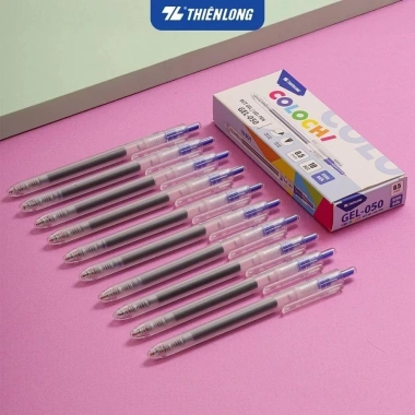 Hộp 10 bút gel Colochi Thiên Long Gel-050 ngòi 0.5mm - Giá 35.000₫ chính hãng 6 Hộp 10 bút gel Colochi Thiên Long Gel-050 ngòi 0.5mm - Giá 35.000₫ chính hãng 6