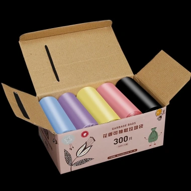 Hộp 10 cuộn 300 túi đựng rác siêu dai, nhiều màu - Tiện lợi, giảm giá 99.000₫