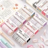 Hộp 10 cuộn băng dính Washitape phong cách đa dạng – Trang trí sổ tay, bullet journal, giá 22.000 VND 2
