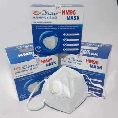 Hộp 10 khẩu trang N95 KN95 5 lớp van thở, chống bụi PM2.5 - Giá chỉ 39.000đ 3