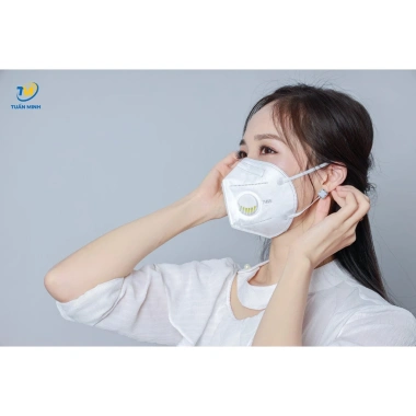 Hộp 10 khẩu trang y tế 6D N95 5 lớp, van thở, ôm sát mặt, chống bụi mịn chỉ 34.300₫