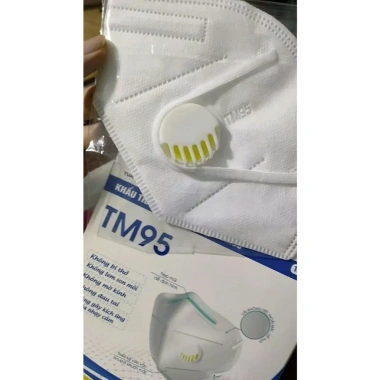 Hộp 10 khẩu trang y tế 6D N95 5 lớp, van thở, ôm sát mặt, chống bụi mịn chỉ 34.300₫