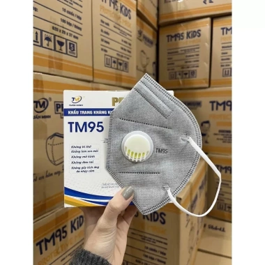Hộp 10 khẩu trang y tế 6D N95 5 lớp, van thở, ôm sát mặt, chống bụi mịn chỉ 34.300₫