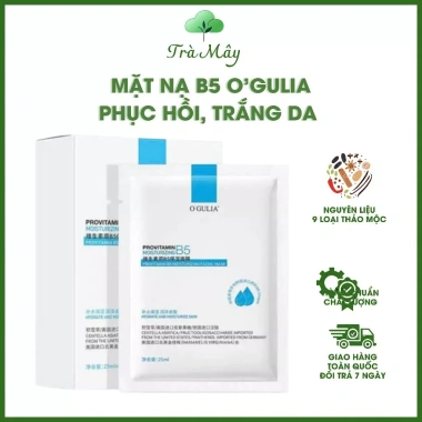 Hộp 10 miếng mặt nạ B5 O'gulia - Phục hồi, cấp ẩm, trắng da, trẻ hóa, mềm mịn - Chỉ 25.000đ