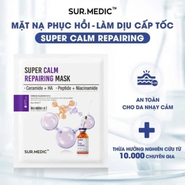 Hộp 10 miếng mặt nạ Sur.Medic Hàn Quốc - Dưỡng ẩm, sáng, phục hồi da, giá 277.000₫ 3