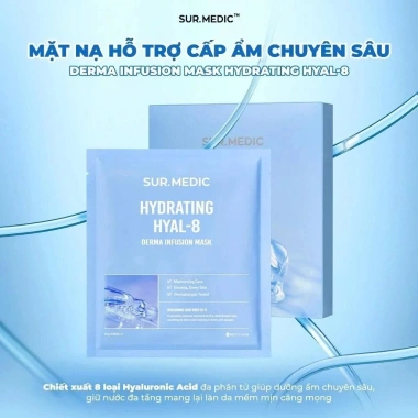Hộp 10 miếng mặt nạ Sur.Medic Hàn Quốc - Dưỡng ẩm, sáng, phục hồi da, giá 277.000₫ 9