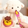 Hộp 10 món đồ chơi ăn bánh Pudding dâu tây và Burger - Đóng vai dễ thương cho bé 4