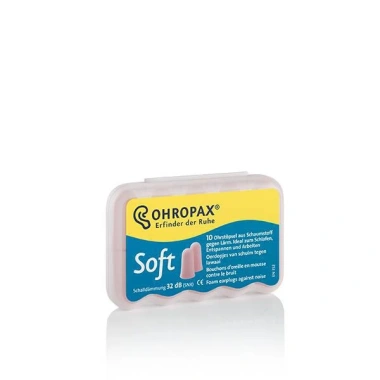 Hộp 10 nút OHROPAX Soft bịt tai chống ồn Đức siêu mềm mại giá ưu đãi 239k 3