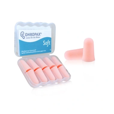 Hộp 10 nút OHROPAX Soft bịt tai chống ồn Đức siêu mềm mại giá ưu đãi 239k 4