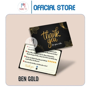 Hộp 100 Card Cảm Ơn Bán Hàng Xin Đánh Giá, Gửi Kèm Sản Phẩm, Ấn Tượng Đầu Tiên, Giao Nhanh 95k