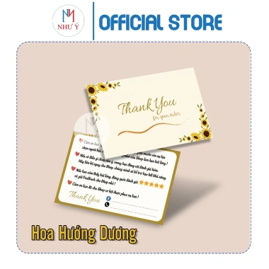 Hộp 100 Card Cảm Ơn Bán Hàng Xin Đánh Giá, Gửi Kèm Sản Phẩm, Ấn Tượng Đầu Tiên, Giao Nhanh 95k