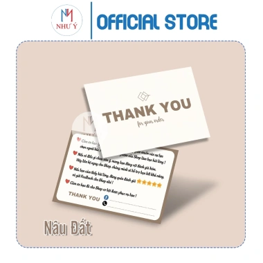 Hộp 100 Card Cảm Ơn Bán Hàng Xin Đánh Giá, Gửi Kèm Sản Phẩm, Ấn Tượng Đầu Tiên, Giao Nhanh 95k