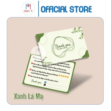 Hộp 100 Card Cảm Ơn Bán Hàng Xin Đánh Giá, Gửi Kèm Sản Phẩm, Ấn Tượng Đầu Tiên, Giao Nhanh 95k