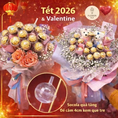 Hộp 100 chiếc khuôn socola trong suốt + que tre 4cm – quà Tết, Valentine, cake pop, kẹo mút, giá chỉ 45.000đ